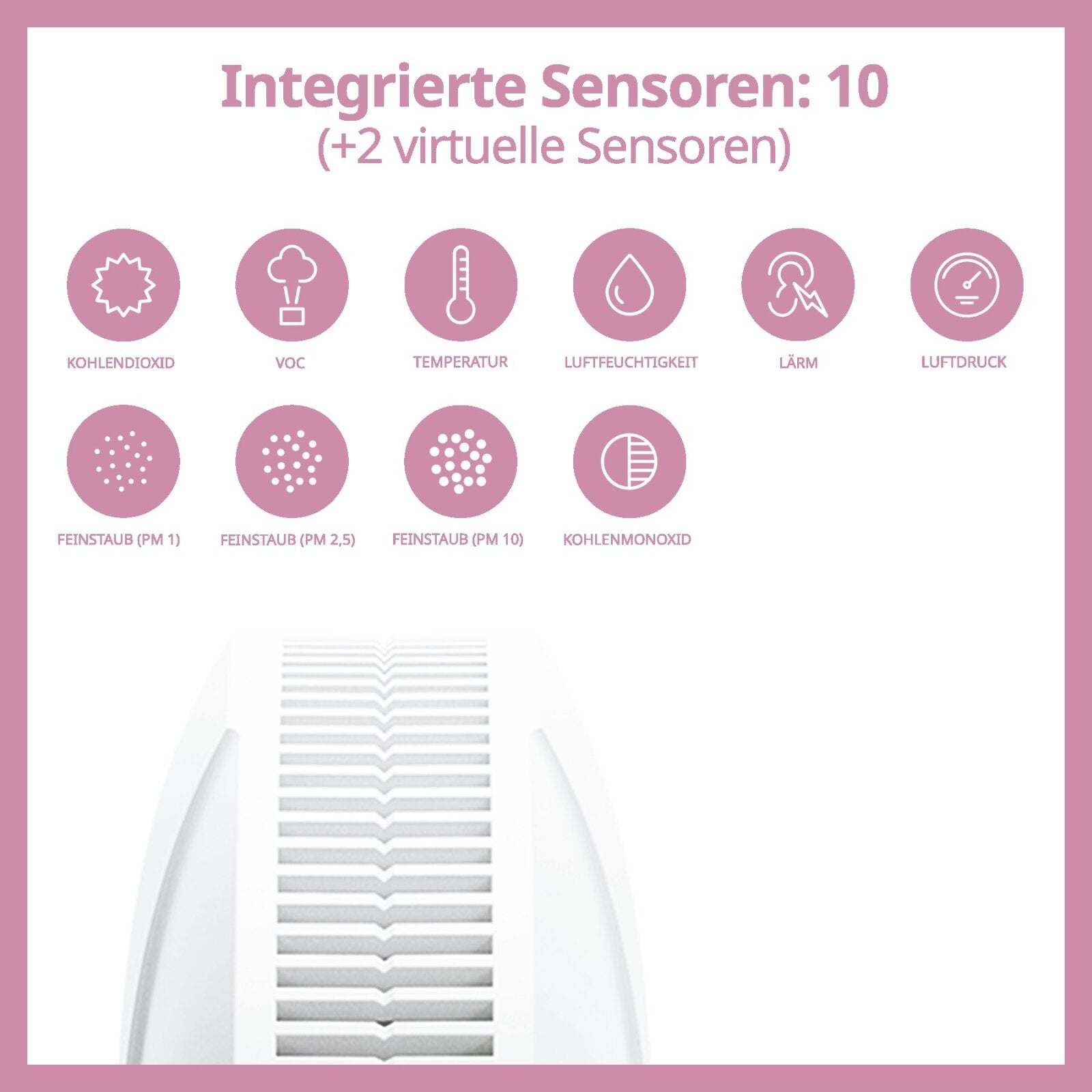 air-Q basic | Luftanalysator (10 Sensoren)